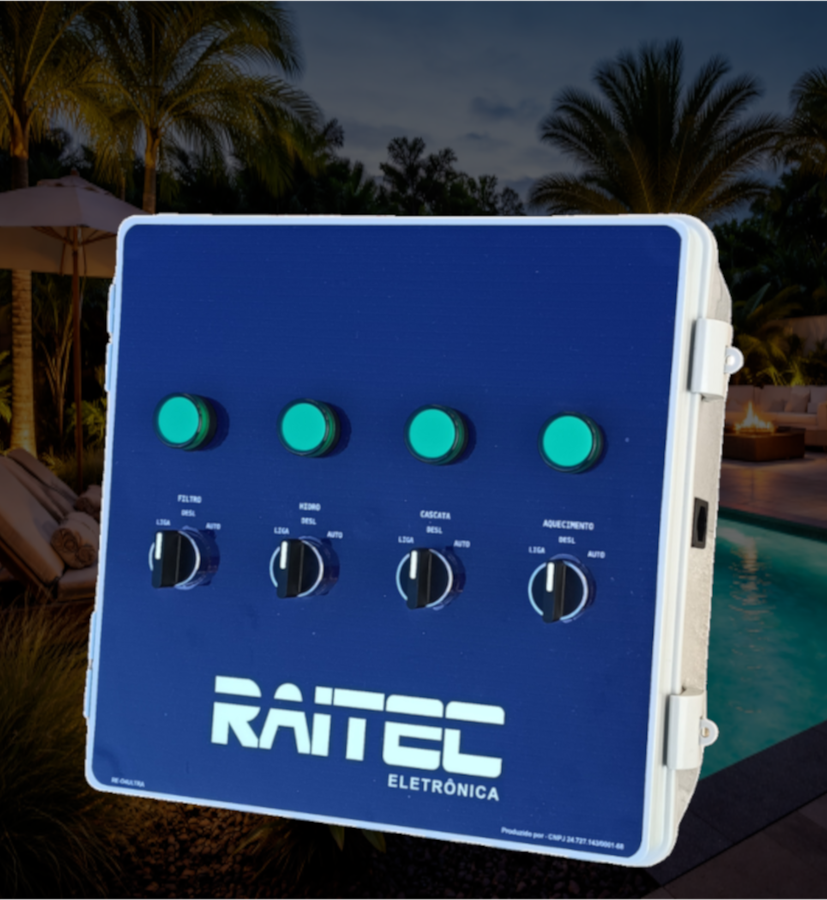 Painel Raitec instalado em casa de máquinas