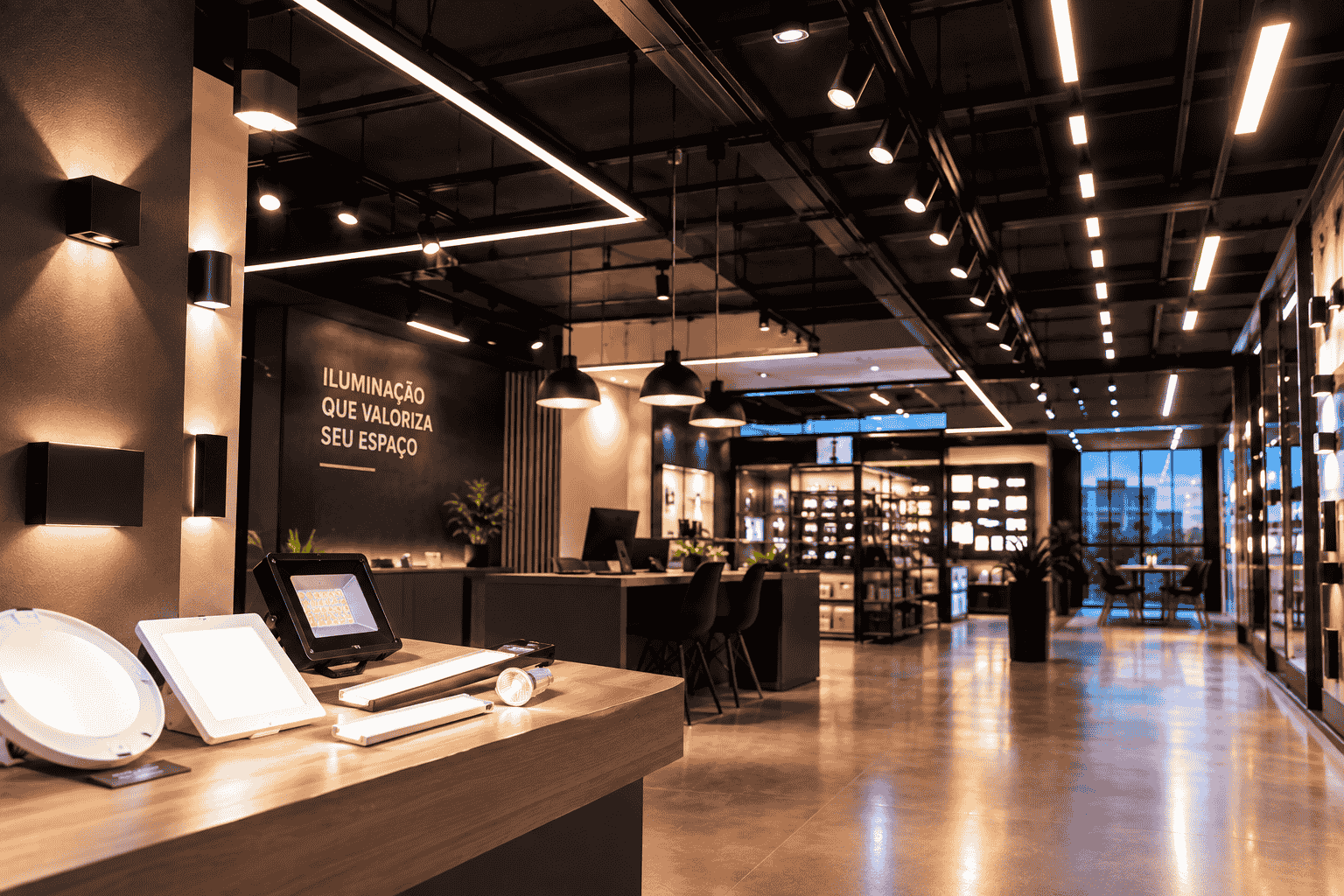 Iluminação comercial