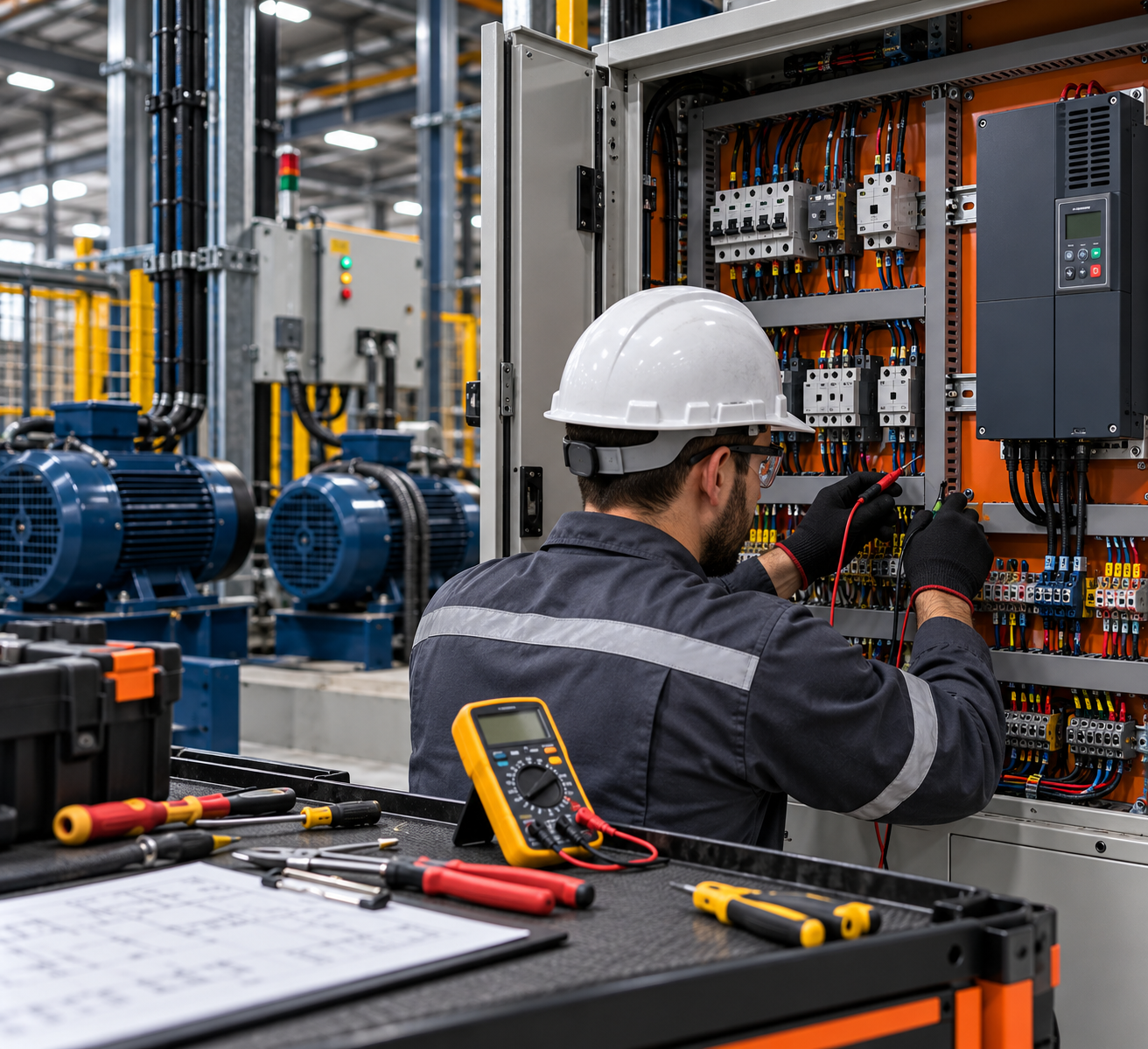 Manutenção elétrica industrial preventiva e corretiva